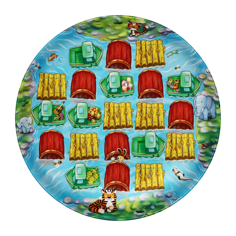 Playte Adventure - צלחת משחק מעבר לנהר